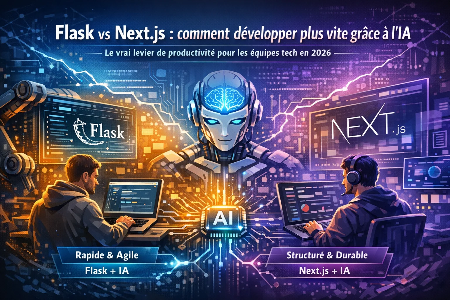 Next.js 15 vs Flask : Quel Framework Choisir pour Développer avec l'IA ?